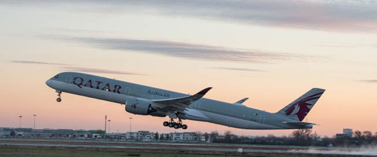 Qatar Airbus A350.