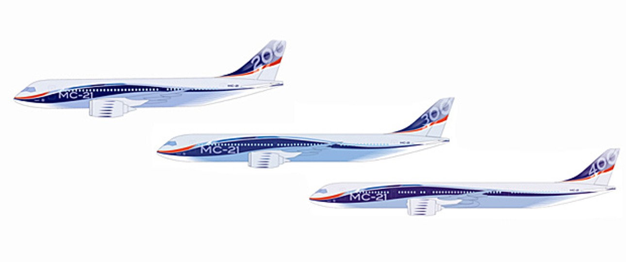Die MS-21: Es soll drei Versionen des neuen Fliegers geben.