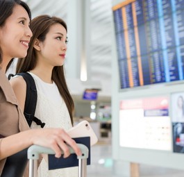 Passagierinnen in China: Die Nachfrage ist wieder da.