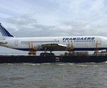 Wenn eine Boeing 767 eine Meerfahrt macht