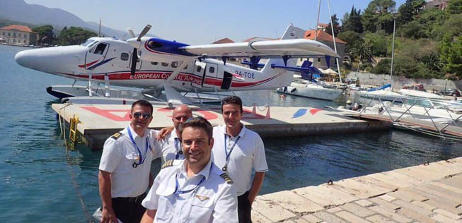 Die Fluglinie setzte auf Twin Otter.