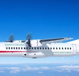 ATR 72 in den Farben von Domestic Airlines: Die Tochter von Air Algérie setzt auf Grün.