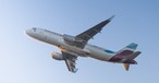 Airbus A320 von Eurowings: heikle Situation in Düsseldorf.