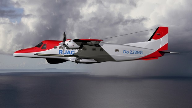 ... und die schweizerische Ruag mit ihrer deutschen Tochter zeigen den Do228NG.
