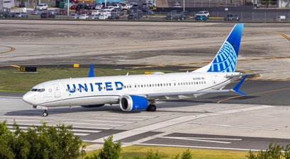 Boeing 737 Max 9 von United Airlines: Am 25. Oktober kam es bei einem Flugzeug zu Problemen mit dem Fahrwerk.