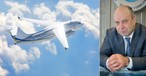 An-158 und Antonov-Chef Oleksandr Donets: «Derzeit ist das Antonov-Werk in der Lage, 10 bis 15 Flugzeuge pro Jahr zu produzieren.».