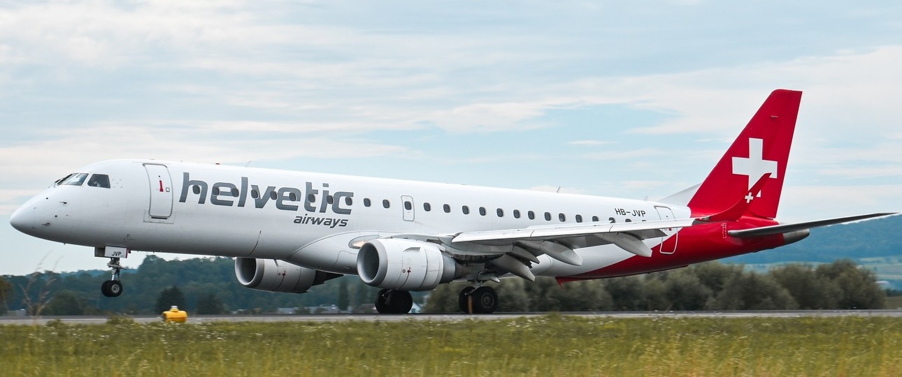 Embraer E190 von Helvetic Airways: Bald auch für Condor unterwegs.