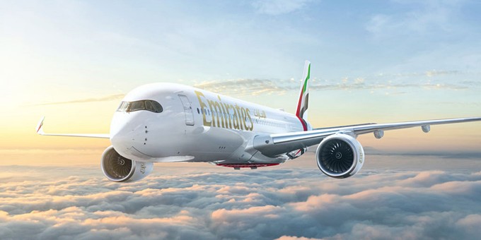 Emirates: Dubai - Muscat, 348 Kilometer.