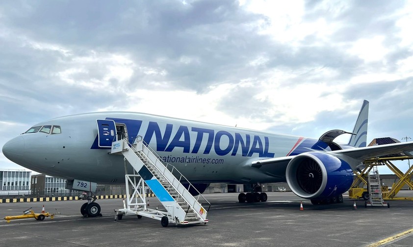 Die Boeing 777 F mit dem Kennzeichen N792CA: Absolvierte einen Rekordflug