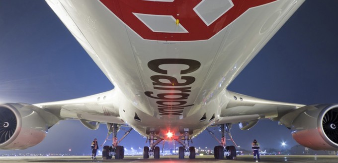 Platz 7: Cargolux, Luxemburg - 7345 Millionen Tonnenkilometer.