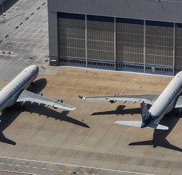 Die zwei Airbus A340 von Olympic Airlines: Sie haben Griechenland verlassen.