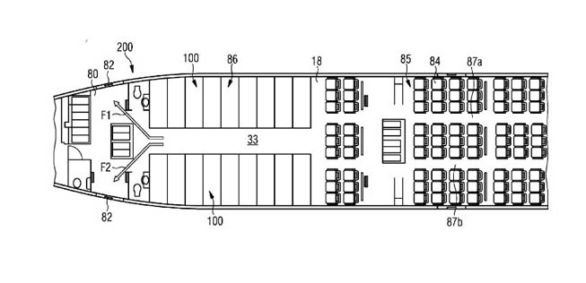 Die Schlafkojen sollen ganz hinten im Flugzeug Platz finden.