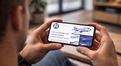 Webseite von Fischer Air: Immer mehr Unstimmigkeiten.