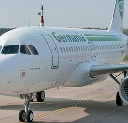 Jet von Germania: «Einsatzbereite Maschinen stehen weiter zur Verfügung.»