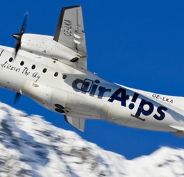 Dornier Do328-100 von Air Alps: Fliegen war früher.