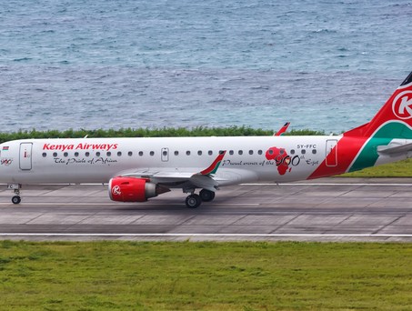 Embraer E190 von Kenya Airways: Die Airline will die Flotte jetzt vielleicht doch vergrößern. 