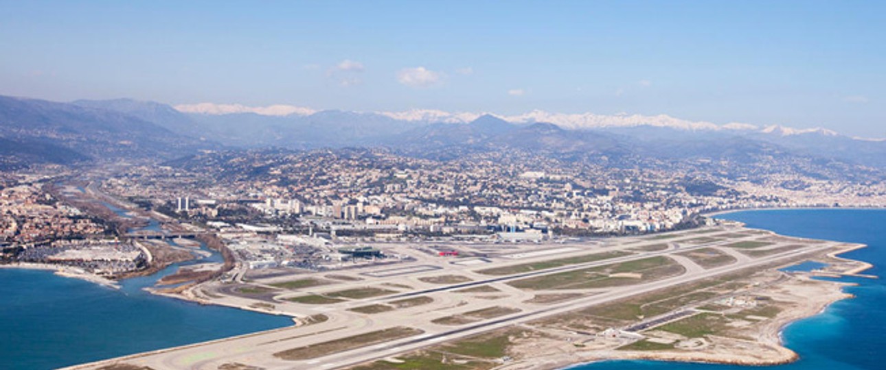 Flughafen Nizza: Swiss streicht Flüge von Zürich.