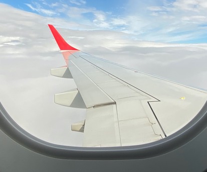 Blick aus einem AUA-Flieger: Kleineres Angebot als erhofft.