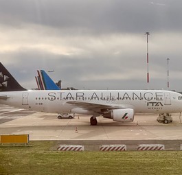 Airbus A320 mit dem Kennzeichen EI-EIB: Ist der erste Star-Alliance-Flieger von ITA Airways.