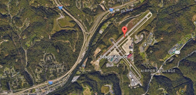 Yeager Airport: Für mehrere Stunden gesperrt.