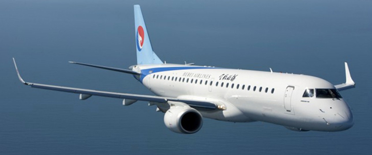 Embraer E190 von Hebei Airlines: Die Reisenden sahen sich vernachlässigt.