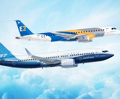 Boeing und Embraer fliegen künftig parallel.