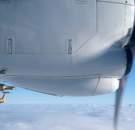 Instrumente an der ATR: Sie maßen Vereisung während des Fluges.