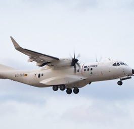 Demonstrator auf Basis der C295 im Jahr 2022: Airbus Defence and Space hat Turboprop-Erfahrung.