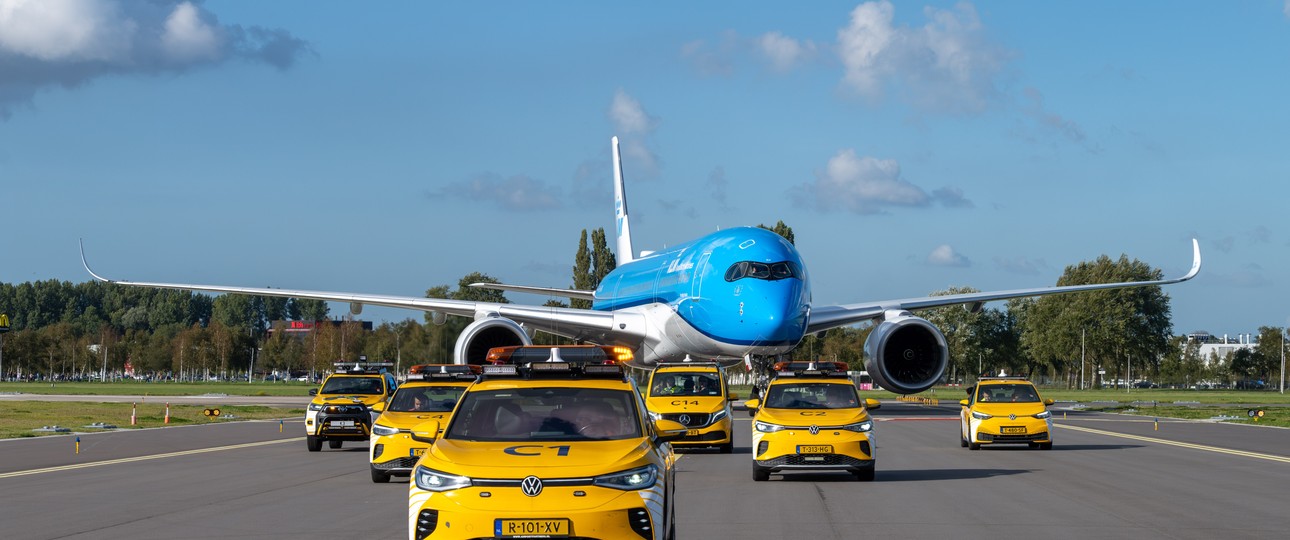 Ausgeliefert: Der erste Airbus A350 von KLM in Amsterdam.