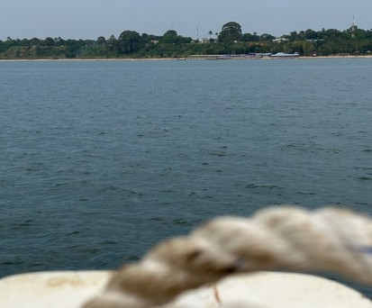 Die Überfahrt von Freetown nach Lungi.