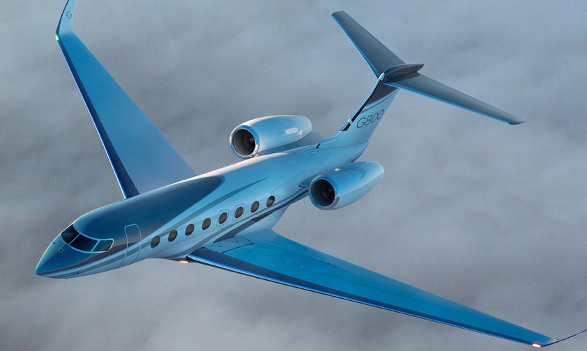 Die Gulfstream G800: So soll sie in der Luft aussehen.