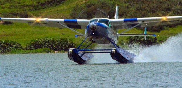 Flieger von Cinnamon Air: Kann auch im Wasser landen
