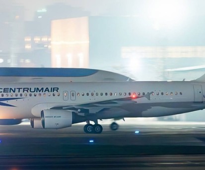 Airbus A320 von Centrum Air: Die Airline will mit kurzem Umsteigezeiten auf dem Weg zwischen Asien und Europa punkten.