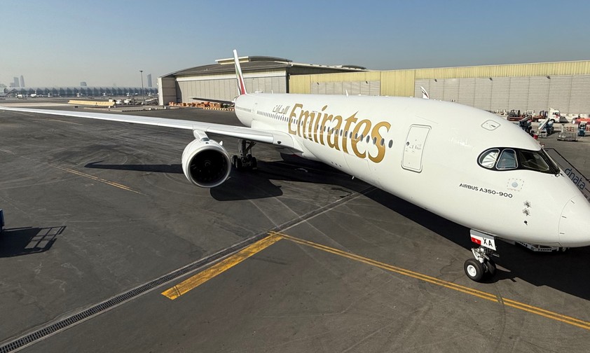 Der erste Airbus A350 von Emirates.