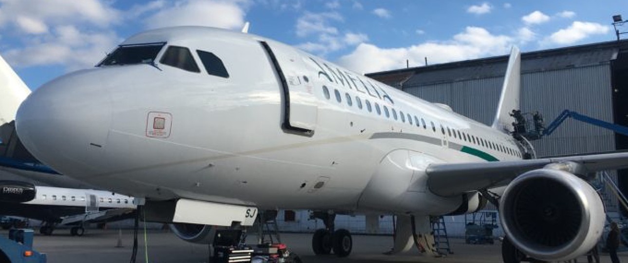 Airbus A319 von Amelia: Die Airline baut aus.