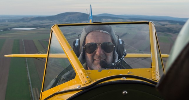 Benno Beran in seiner Boeing Stearman COPY Anton WILDBERGER WildbergAir 