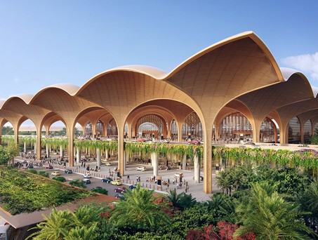 Visualisierung des neuen Airports von Phnom Penh: Der Flughafen ist seit dem 9. September am Netz.