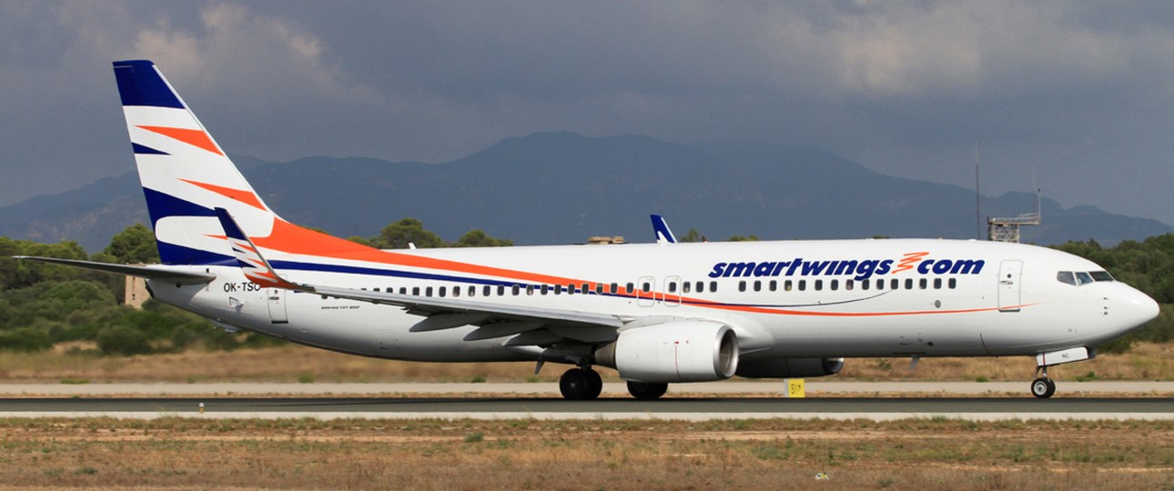 Boeing 737-800 von Smartwings: Ein Jet wie dieser flog lange mit einem Motor.
