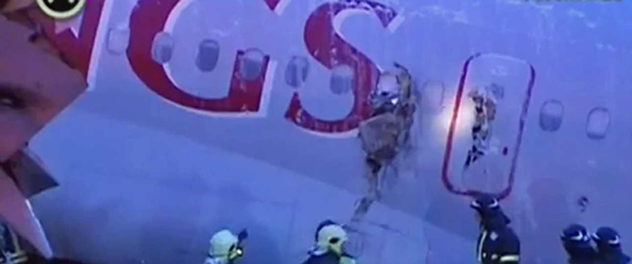 Rettungskräfte am Unfallort: Verwarnung für Red Wings.