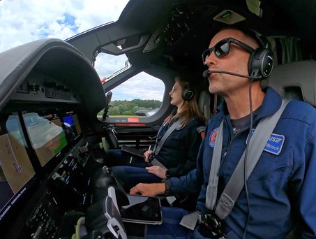 Testflug für die Autoland-Zertifizierung für den Pilatus PC-12: Die Testcrew musste nicht eingreifen. 