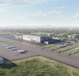 Das geplante Werk in Chengdu: In China soll bis Ende des Jahres eine Flugzeug-Recyclinganlage entstehen.