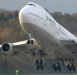 Boeing 747-200 von Iran Air: Ein Jumbo-Jet soll Sanktionen unterlaufen haben.