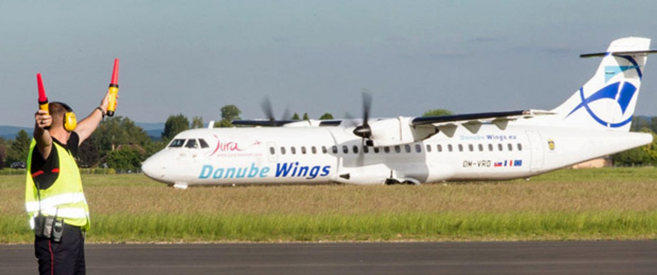 ATR 72 von Danube Wings: Fliegt nicht mehr.