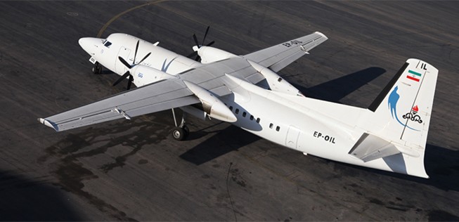 Fokker 50 von Naft Airlines: Die Fluggesellschaft will Jets von Airbus.