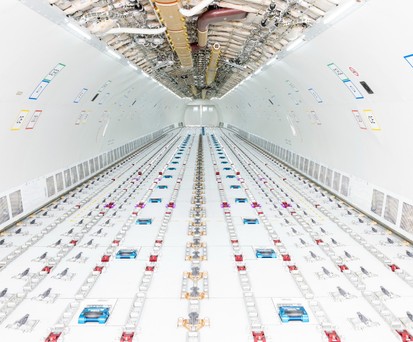 Blick in den ersten Airbus-A330-Umbaufrachter von CDB Leasing: 14 bestellt.