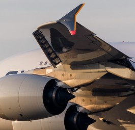 Airbus A380 von Singapore Airlines: heikler Moment in Sydney.