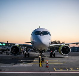 Airbus A220 von Air Baltic: Neue Tochtergesellschaft in der Schweiz.