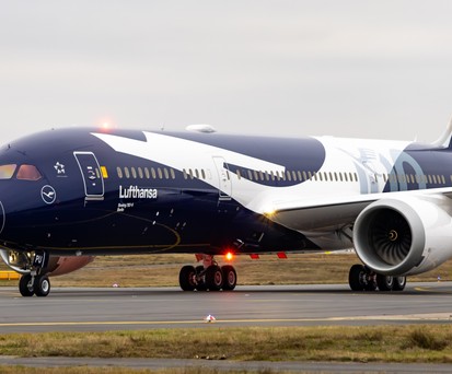 Lufthansa Boeing 787-9 100 Jahre Sonderlackierung