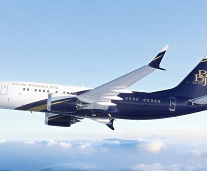 Eine Boeing 737-7 BBJ: Boeing bietet jetzt 144 vorgefertigte  Möglichkeiten ...