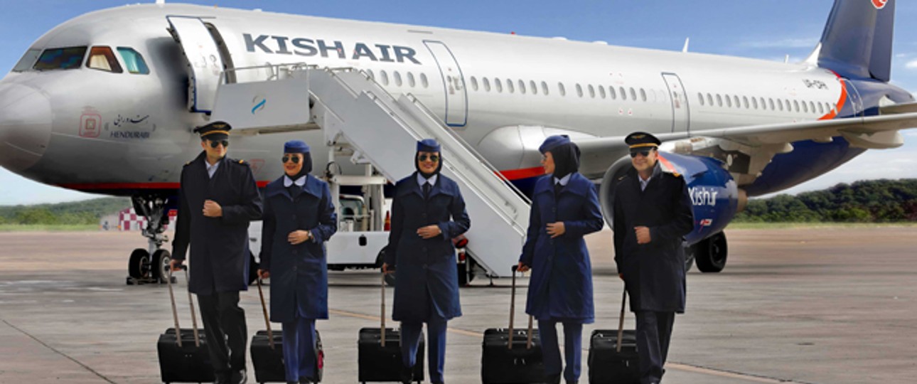 Airbus A321 von Kish Airlines: Die Flotte soll bald auch Boeing beinhalten.